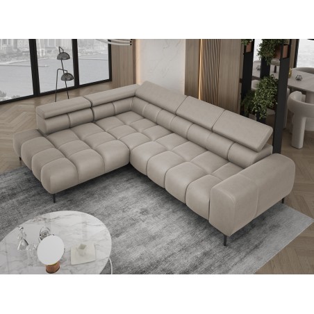 Narożnik PLAZA L wolnostojący Prawostronny w tkaninie Promocyjnej EDEN 17 WERSAL