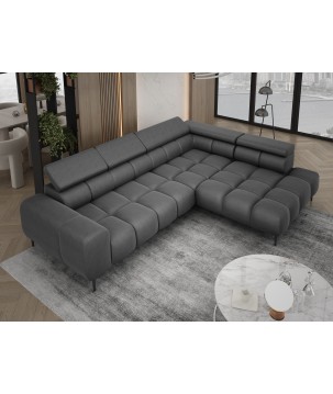 Narożnik PLAZA L wolnostojący Prawostronny w tkaninie Promocyjnej CLOUD 79 WERSAL
