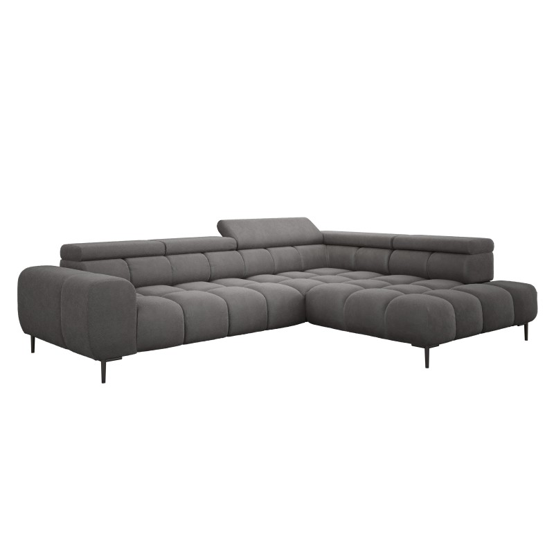 Narożnik PLAZA L wolnostojący Prawostronny w tkaninie Promocyjnej EDEN 01 WERSAL