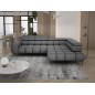 Narożnik PLAZA L wolnostojący Prawostronny w tkaninie Promocyjnej CLOUD 03 WERSAL