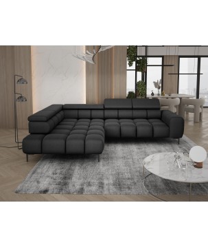Narożnik PLAZA L wolnostojący Prawostronny w tkaninie Promocyjnej CLOUD 79 WERSAL