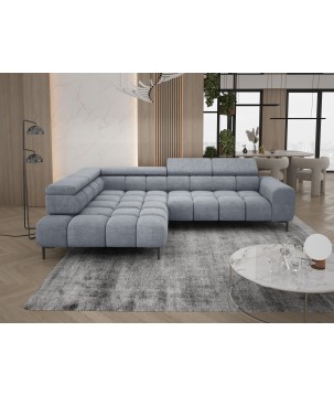 Narożnik PLAZA L wolnostojący Lewostronny w tkaninie CLOUD 82 WERSAL