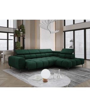 Narożnik PLAZA L wolnostojący Prawostronny w tkaninie CLOUD 39 WERSAL