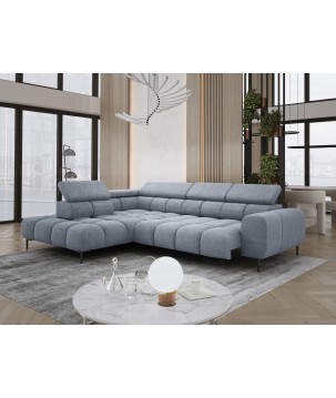 Narożnik PLAZA L wolnostojący Lewostronny w tkaninie CLOUD 82 WERSAL