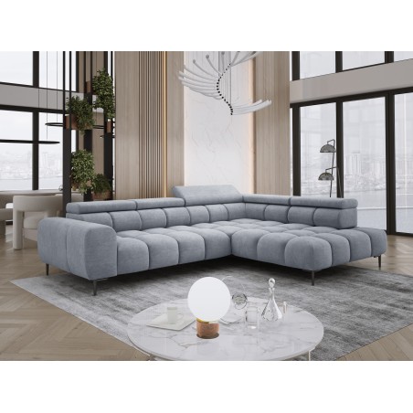 Narożnik PLAZA L wolnostojący Prawostronny w tkaninie CLOUD 82 WERSAL