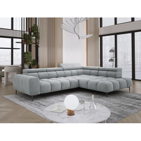 Narożnik PLAZA L wolnostojący Prawostronny w tkaninie CLOUD 81 WERSAL