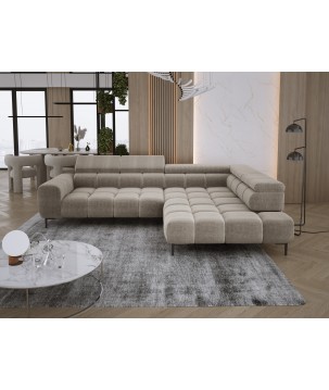 Narożnik PLAZA L wolnostojący Prawostronny w tkaninie EDEN 04 WERSAL