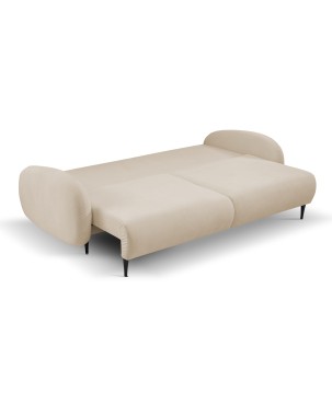 Sofa SOFT z funkcja spania i pojemnikiem BEŻOWY RUN AGAIN 06
