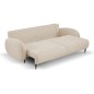 Sofa SOFT z funkcja spania i pojemnikiem BEŻOWY RUN AGAIN 06