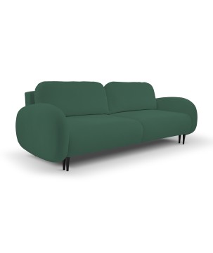 Sofa SOFT z funkcja spania i pojemnikiem ZIELONY RUN AGAIN 36