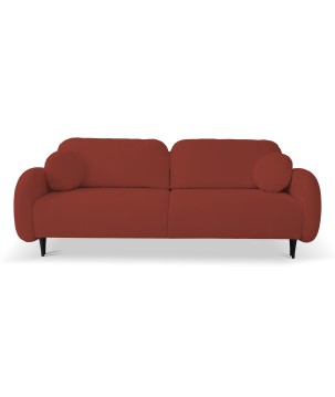 Sofa SOFT z funkcja spania i pojemnikiem CZERWONY RUN AGAIN 55