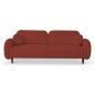 Sofa SOFT z funkcja spania i pojemnikiem CZERWONY RUN AGAIN 55