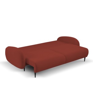 Sofa SOFT z funkcja spania i pojemnikiem CZERWONY RUN AGAIN 55