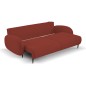 Sofa SOFT z funkcja spania i pojemnikiem CZERWONY RUN AGAIN 55