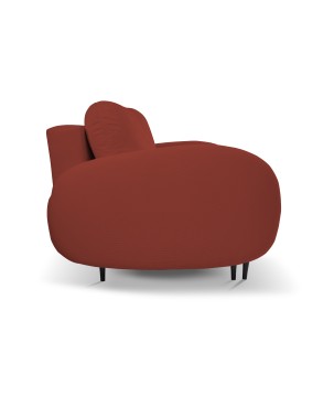 Sofa SOFT z funkcja spania i pojemnikiem CZERWONY RUN AGAIN 55