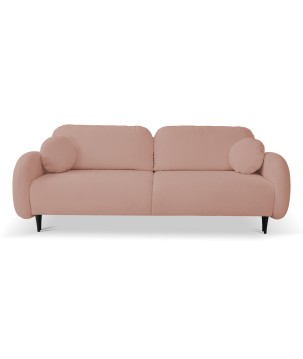 Sofa SOFT z funkcja spania i pojemnikiem PUDROWY RÓŻ RUN AGAIN 61