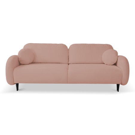 Sofa SOFT z funkcja spania i pojemnikiem PUDROWY RÓŻ RUN AGAIN 61