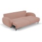 Sofa SOFT z funkcja spania i pojemnikiem PUDROWY RÓŻ RUN AGAIN 61