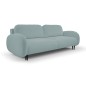 Sofa SOFT z funkcja spania i pojemnikiem TURKUSOWY RUN AGAIN 72