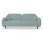 Sofa SOFT z funkcja spania i pojemnikiem TURKUSOWY RUN AGAIN 72