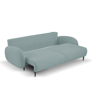 Sofa SOFT z funkcja spania i pojemnikiem TURKUSOWY RUN AGAIN 72