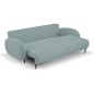 Sofa SOFT z funkcja spania i pojemnikiem TURKUSOWY RUN AGAIN 72