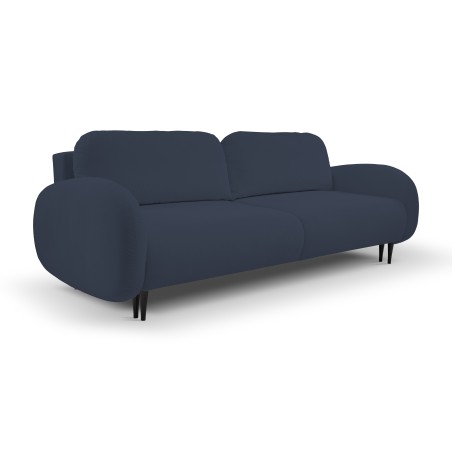 Sofa SOFT z funkcja spania i pojemnikiem CIEMNY NIEBIESKI RUN AGAIN 77