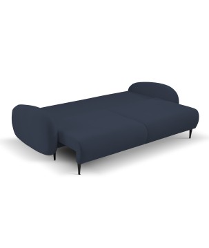 Sofa SOFT z funkcja spania i pojemnikiem CIEMNY NIEBIESKI RUN AGAIN 77