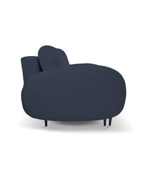 Sofa SOFT z funkcja spania i pojemnikiem CIEMNY NIEBIESKI RUN AGAIN 77