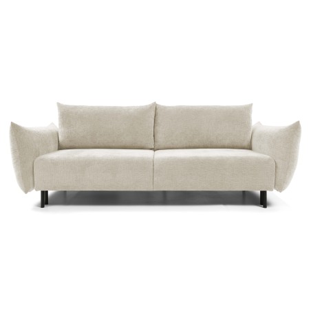 Sofa ADEL z funkcja spania i pojemnikiem ECRU OVER THE HORIZON 03
