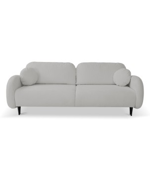 Sofa SOFT z funkcja spania i pojemnikiem JASNY SZARY RUN AGAIN 80