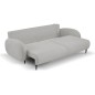 Sofa SOFT z funkcja spania i pojemnikiem JASNY SZARY RUN AGAIN 80