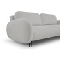 Sofa SOFT z funkcja spania i pojemnikiem JASNY SZARY RUN AGAIN 80