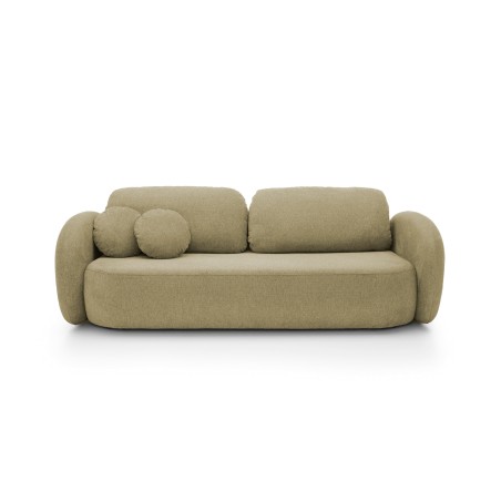 Sofa OLIO z funkcja spania i pojemnikiem OLIWKOWY ARAGON 35