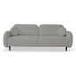 Sofa SOFT z funkcja spania i pojemnikiem SZARY RUN AGAIN 85