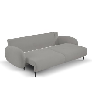 Sofa SOFT z funkcja spania i pojemnikiem SZARY RUN AGAIN 85