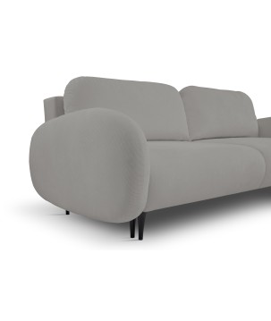 Sofa SOFT z funkcja spania i pojemnikiem SZARY RUN AGAIN 85