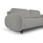 Sofa SOFT z funkcja spania i pojemnikiem SZARY RUN AGAIN 85