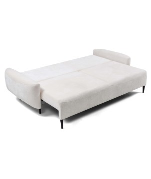 Sofa BOHO z funkcja spania i pojemnikiem BRUDNA BIEL PERFECT HARMONY 01