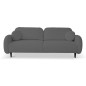 Sofa SOFT z funkcja spania i pojemnikiem CIEMNY SZARY RUN AGAIN 90