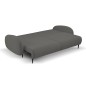 Sofa SOFT z funkcja spania i pojemnikiem CIEMNY SZARY RUN AGAIN 90