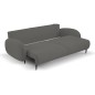 Sofa SOFT z funkcja spania i pojemnikiem CIEMNY SZARY RUN AGAIN 90