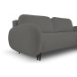 Sofa SOFT z funkcja spania i pojemnikiem CIEMNY SZARY RUN AGAIN 90