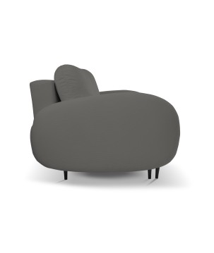 Sofa SOFT z funkcja spania i pojemnikiem CIEMNY SZARY RUN AGAIN 90