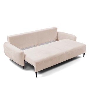 Sofa BOHO z funkcja spania i pojemnikiem PUDROWY RÓŻ PERFECT HARMONY 02