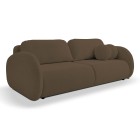 Sofa LOOP z funkcja spania i pojemnikiem BRĄZOWY RAVEN 45
