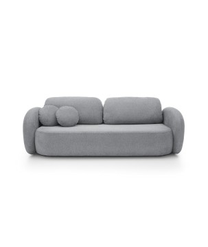 Sofa OLIO z funkcja spania i pojemnikiem JASNY SZARY ARAGON 93