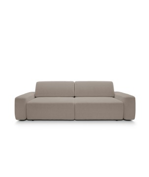 Sofa BOULI z funkcja spania i pojemnikiem CAPPUCINO RAVEN 34