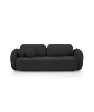 Sofa OLIO z funkcja spania i pojemnikiem ANTRACYTOWY ARAGON 99
