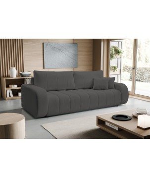 Sofa BALOO z funkcja spania i pojemnikiem CIEMNY SZARY LAMBI 12